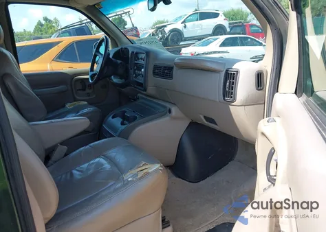 2001 GMC Savana G1500 Luxury z USA, uszkodzony, nr VIN 1GKFG65R311208714